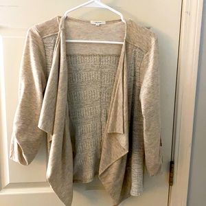Stylish tan cardigan